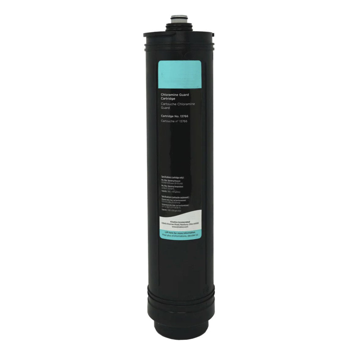Chloramine Filter Cartridge. (Part No. 13766 Turquoise)