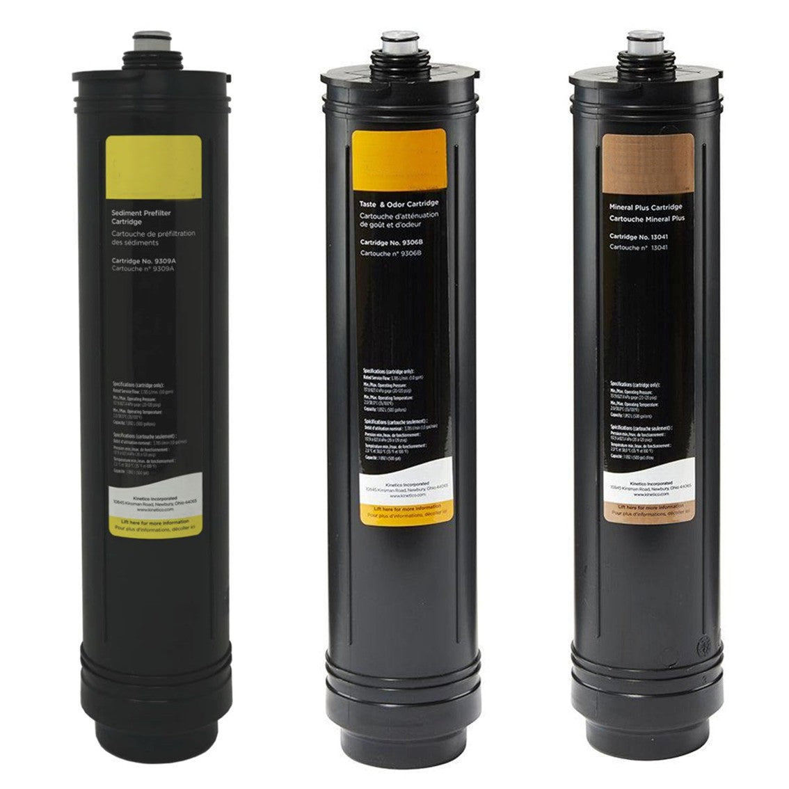 Set of 3 filters. (Part No. 9309A Yellow, 9306B Orange & 13041 Bronze)