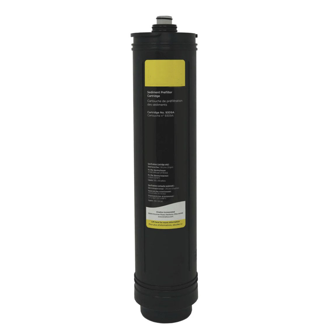 Sediment Prefilter Well Water Filter Cartridge. (Part No. 9309A Yellow)